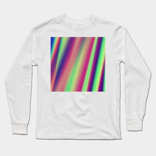 colorful rainbow abstract texture pattern background Long Sleeve T-Shirt